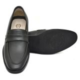 Pure Leather Black Penny Loafers