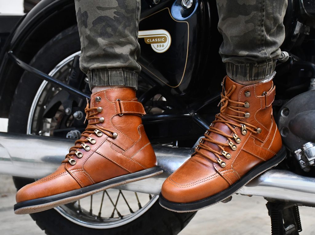 High top biker on sale boots