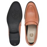 Pure Leather Tan Penny Loafers
