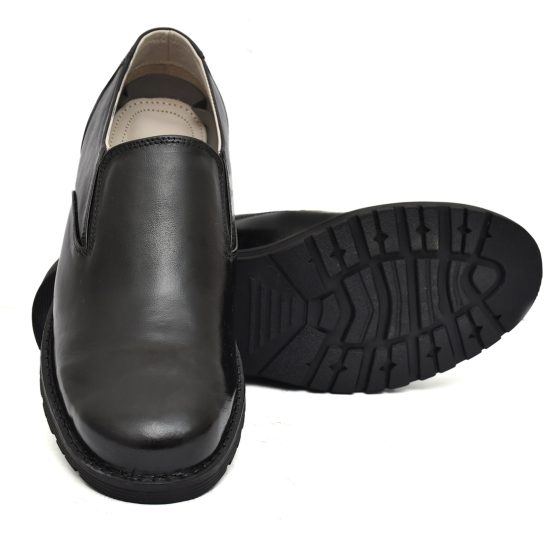 ASM Safety Slip on Shoes with steel toe & heavy duty Rubber sole.,
