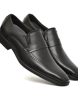 leather penny loafers for Men with Memory foam footpad by asm.