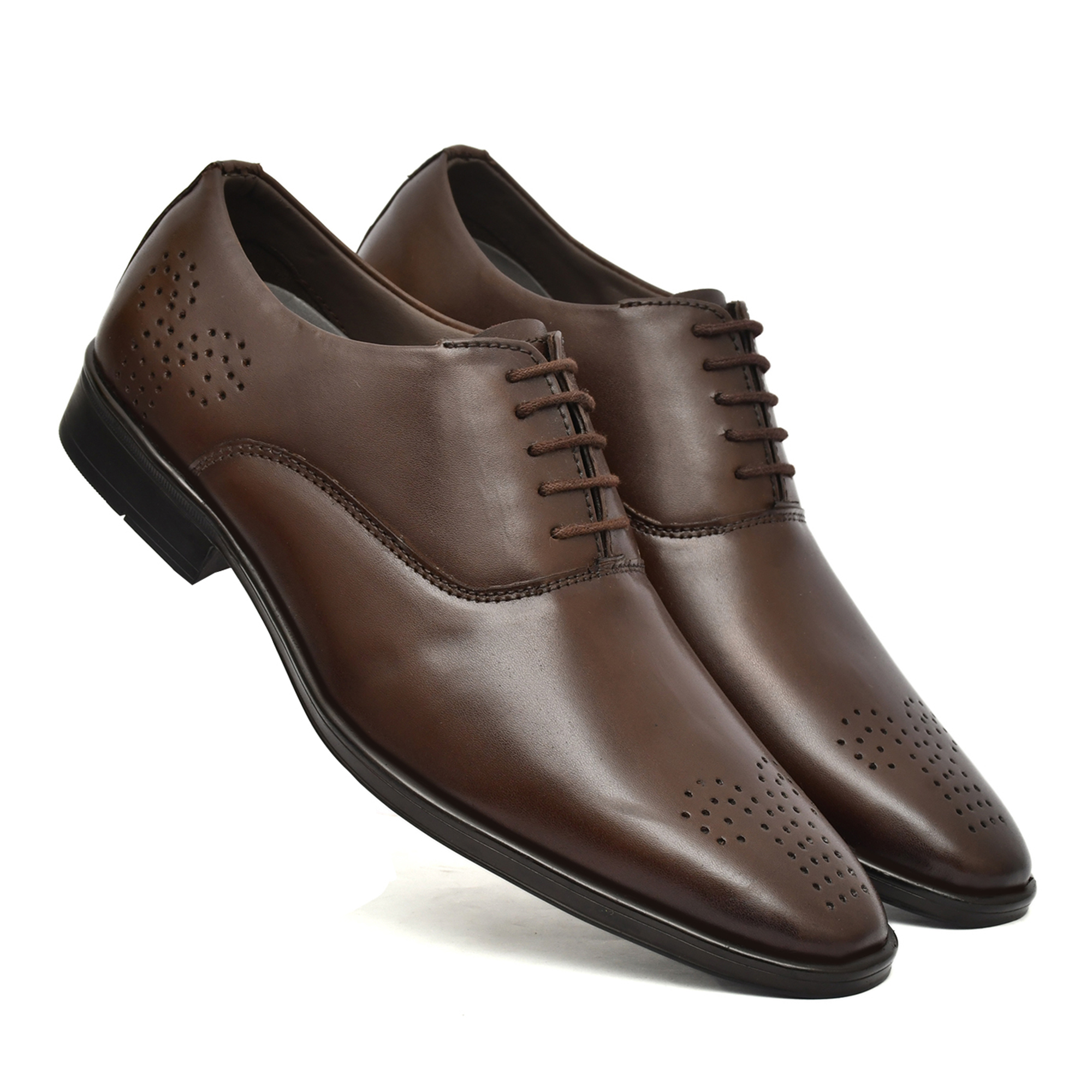 leather derby shoes for Men with Memory foam footpad by asm.