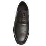 Black Leather Oxford Shoes for men with Memory foam footpad. Size: 5-11UK