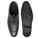 Black Leather Oxford Shoes for men with Memory foam footpad. Size: 5-11UK