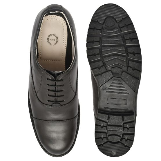 Safety Shoes: Buy Industrial Safety formal Black Leather Oxford Shoes Online. Article: S110-Black