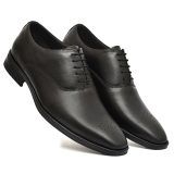 Leather Derby Shoes for men with Memory foam footpad. Article : AL02-Black