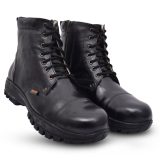 Industrial Safety Boots with Steel toe, Memory foam footpad & Rubber Sole.