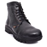 Industrial Safety Boots with Steel toe, Memory foam footpad & Rubber Sole.