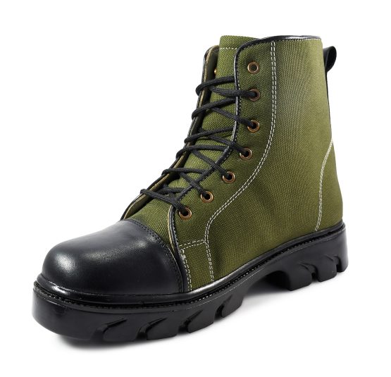 Jungle Boot for Army with heavy duty TPR PU Sole