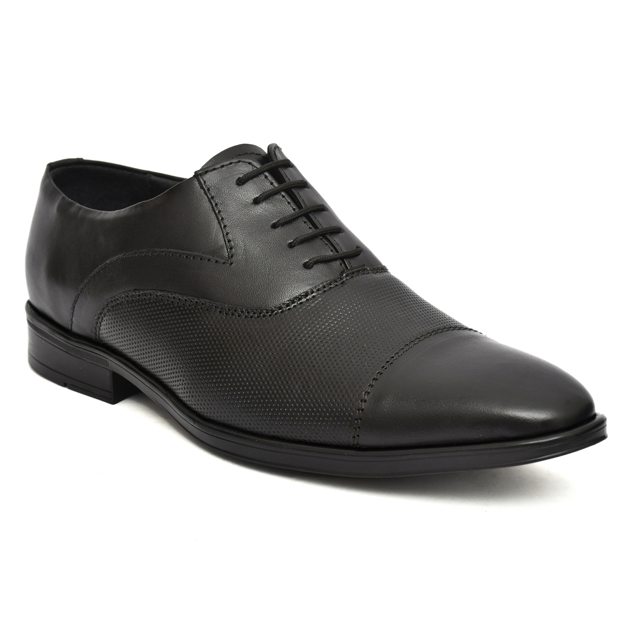 ASM Black leather Oxford shoes with memory foam footpad ASM Black leather Oxford shoes with memory foam footpad