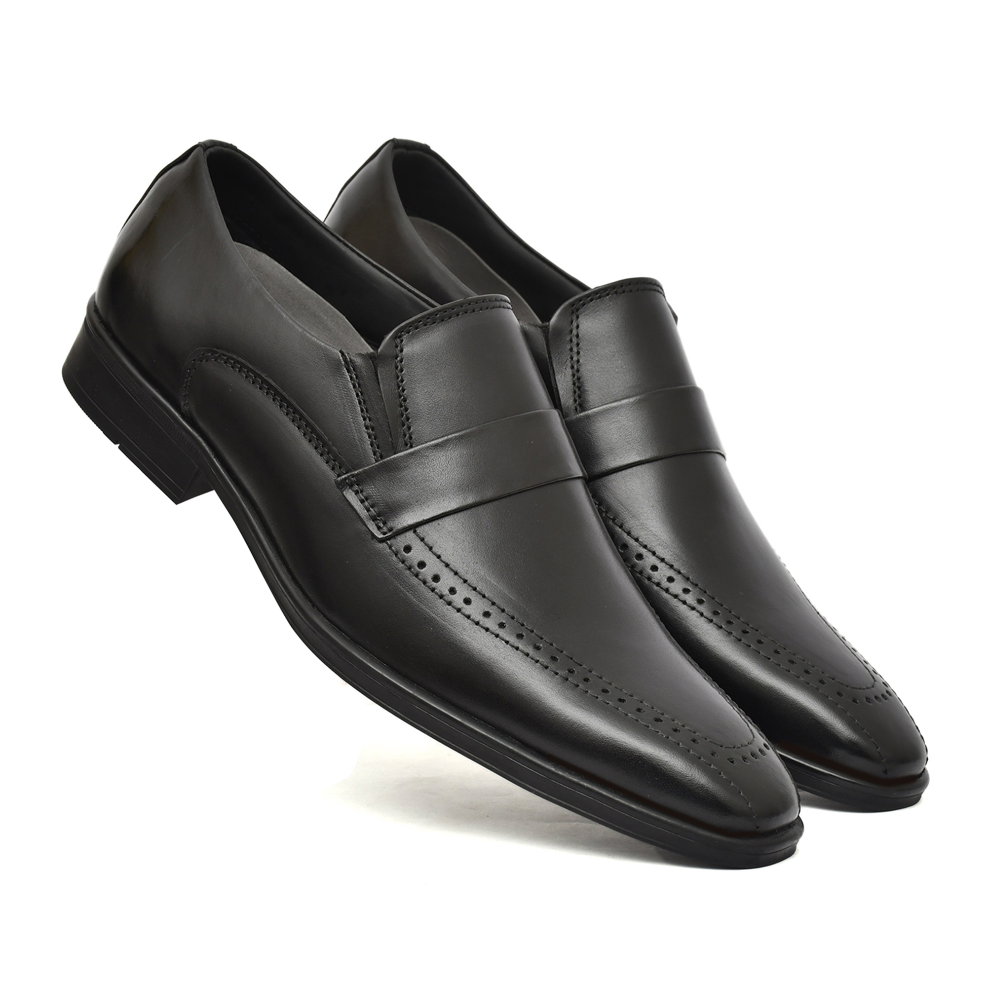ASM Black leather Penny loafers with memory foam footpad ASM Black leather Penny loafers with memory foam footpad
