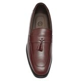 Leather Penny loafers with Tassel for Men with Memory foam footpad.