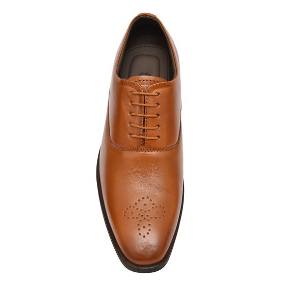 Leather Derby Shoes for men with Memory foam footpad.