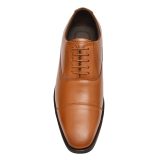 Tan Leather Oxford Shoes for men with Memory foam footpad.