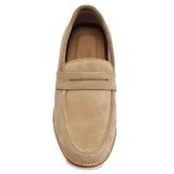 Handmade Moccasins: Suede Leather Upper, Softy leather lining & Socks, Memory foam footpad for optimum comfort. Article : HU003-Chiku