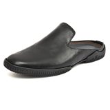 Flexible Shoes - Comfortable leather Slip On Shoes, Men's Casual Shoes. Softy leather Upper, Lining & Socks with Memory foam footpad. Ultra Flexible Sole. Article : Flexi02-Black