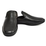 Flexible Shoes - Comfortable leather Slip On Shoes, Men's Casual Shoes. Softy leather Upper, Lining & Socks with Memory foam footpad. Ultra Flexible Sole. Article : Flexi02-Black