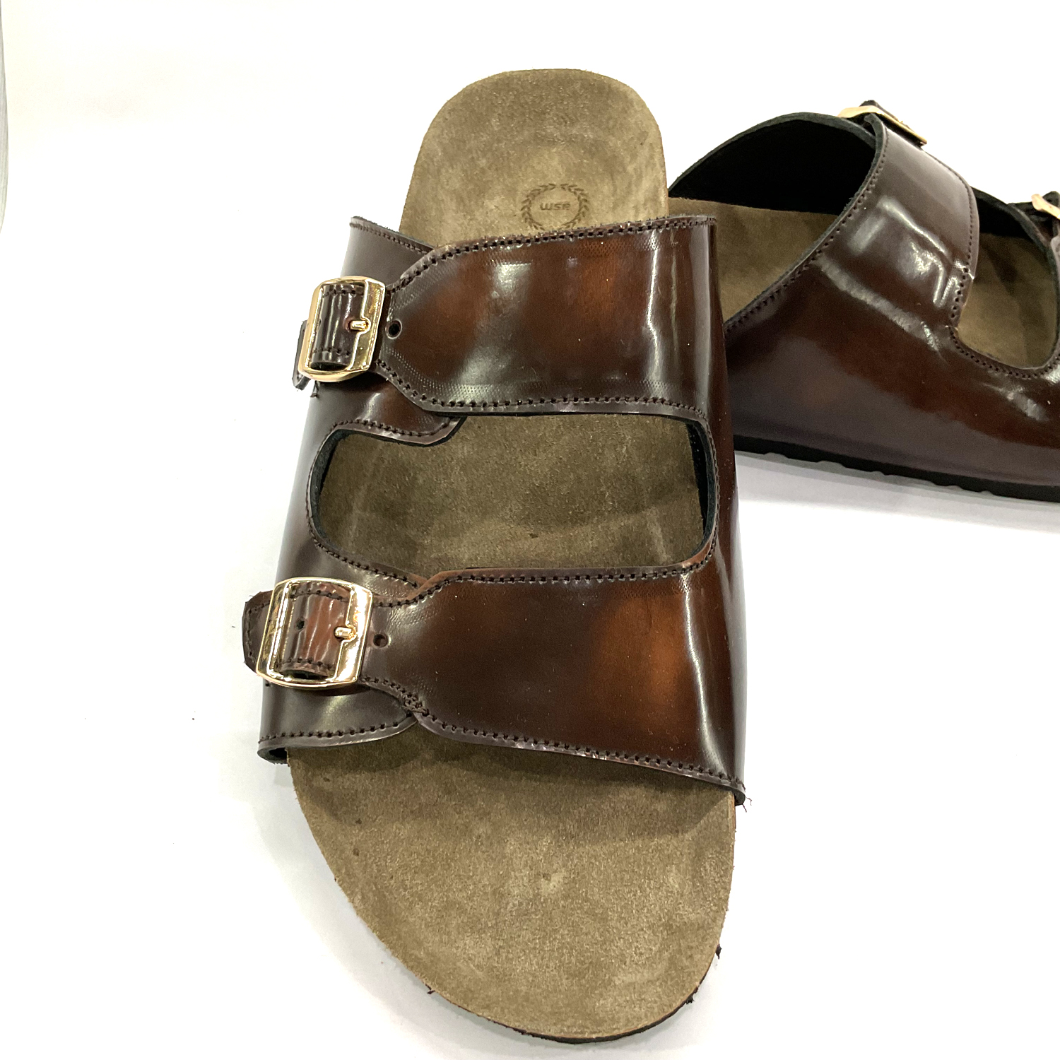 Cork Sandals : Genuine leather & Cork Sandals for men by asm. Article : SLC09-TanBrush - Image 10