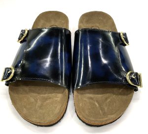 leather cork sandals by asm